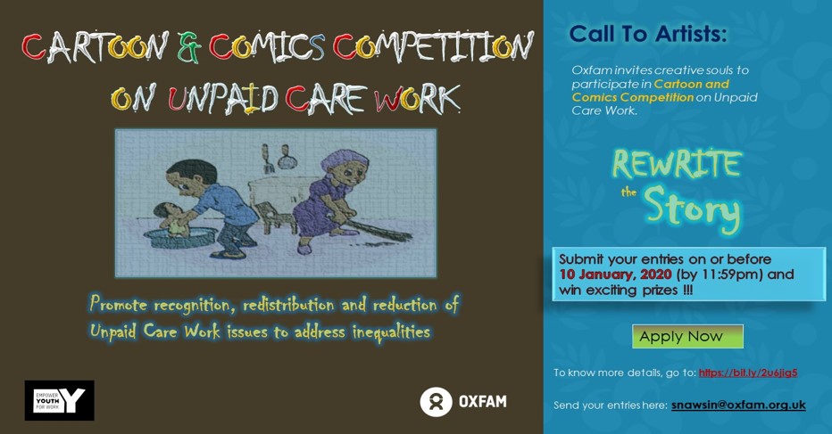 Cartoon & Comics Competition on Unpaid Care Work 2020 in Bangladesh