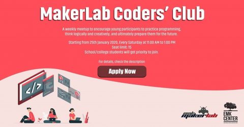 EMK Center presents “MakerLab Coders’ Club” 2020