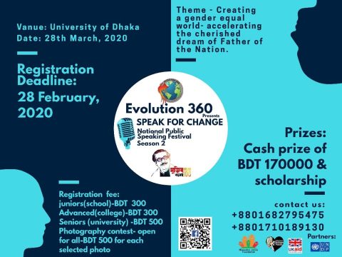 SPEAK for Change- National Public Speaking Festival 2020
