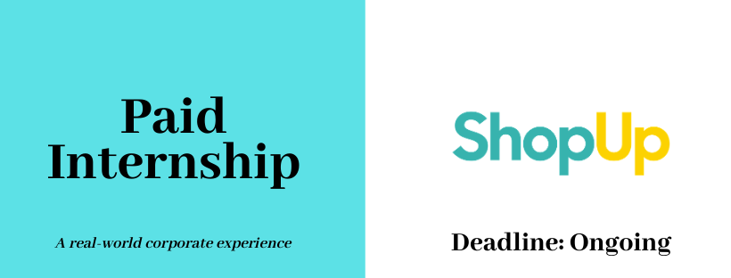 Internship Opportunity at ShopUp Bangladesh 2020