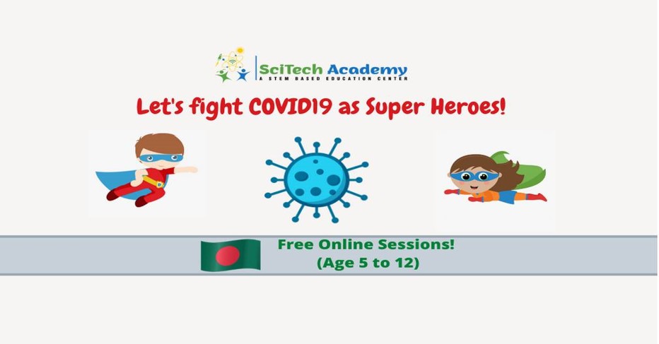 Free Online Session for Kids : Let's fight Covid19 as Super Heroes 2020