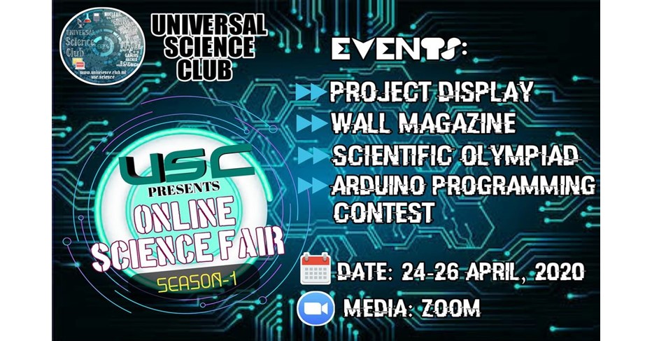 Universal Science Club Presents Online Science Fair 2020
