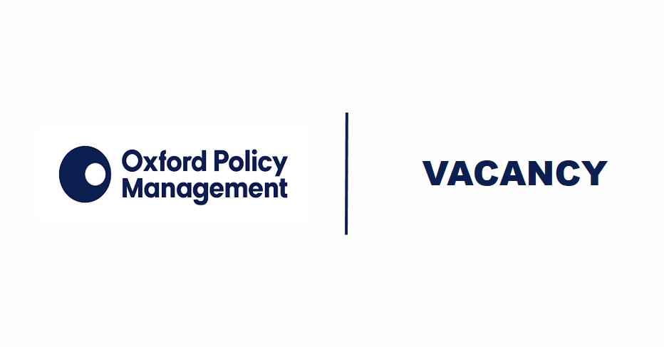 Oxford Policy Management is looking for an Assistant Consultant 2020 in Dhaka