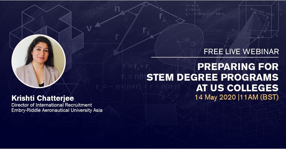 Preparing for STEM Degree Programs at US Colleges Free webinar 2020