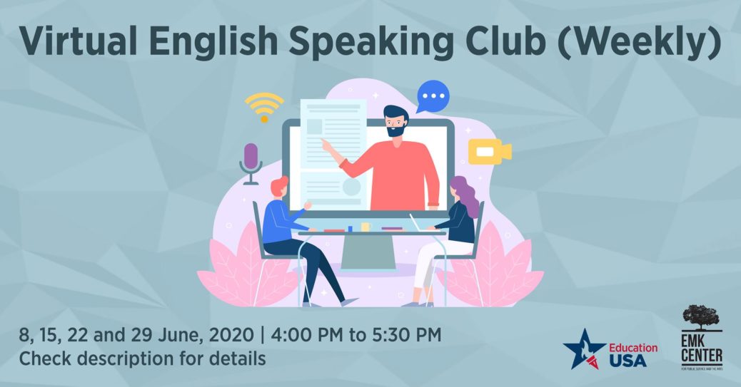 EMK Center presents Virtual English Speaking Club 2020 - Bangladesh