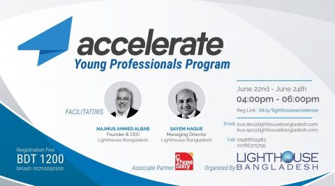 Accelerate Young Professionals Program by Lighthouse Bangladesh 2020