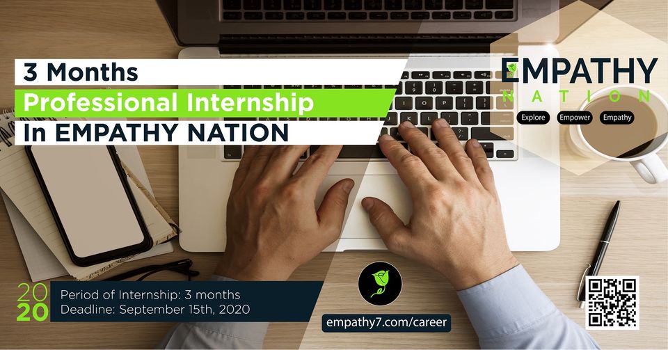 3 Months Professional Internship In Empathy Nation 2020 - Bangladesh