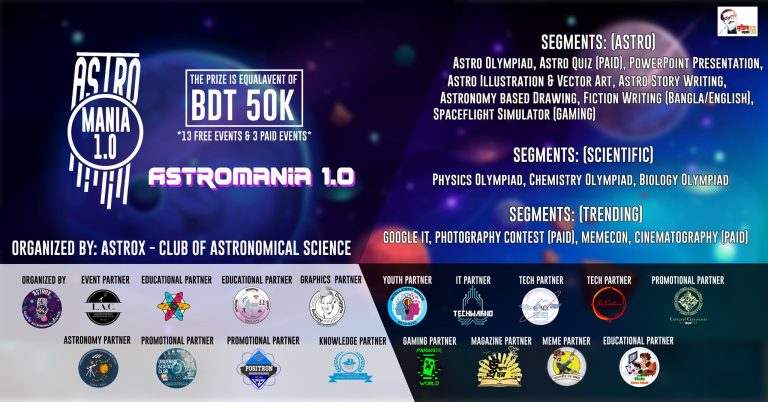 Astrox-Club of Astronomical Science presents AstroMania 1.0 - Bangladesh