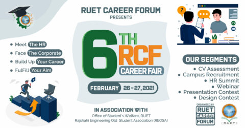 RUET Career Forum presents 6th RCF Career Fair 2021