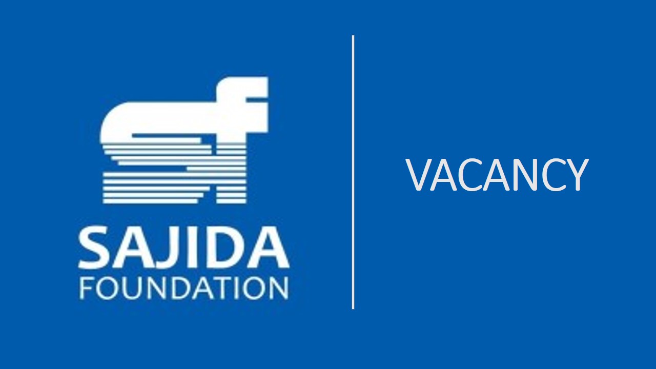 SAJIDA Foundation is hiring Chief Operating Officer Research