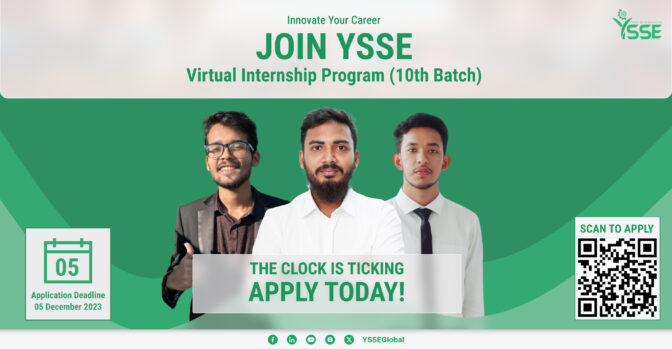YSSE Virtual Internship Program - 10th Batch (December 2023) - Bangladesh